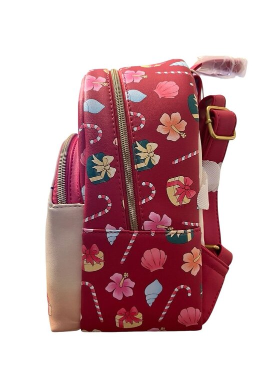 Loungefly Disney Stitch & Angel Scrump Holiday Tree Christmas Mini Backpack NWT main image 5